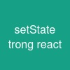 setState trong react