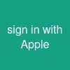 sign in with Apple
