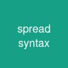 spread syntax