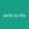 write to file