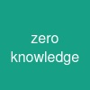 zero knowledge