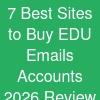 7 Best Sites to Buy EDU Emails Accounts (2026 Review & ...