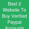 Best 2 Website To Buy Verified Paypal Accounts