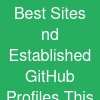 Best Sites nd Established GitHub Profiles This Year