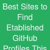 Best Sites to Find Etablished GitHub Profiles This Year