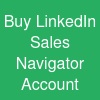 Buy LinkedIn Sales Navigator Account