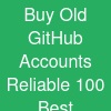 Buy Old GitHub Accounts | Reliable & 100% Best Accounts