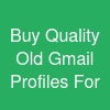 Buy Quality Old Gmail Profiles For