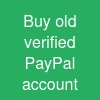 Buy old verified PayPal account