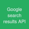 Google search results API