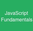 JavaScript Fundamentals