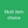 Multi item choice