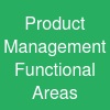 Product Management Functional Areas