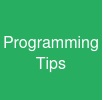 Programming Tips