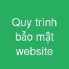 Quy trình bảo mật website