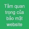 Tầm quan trọng của bảo mật website