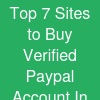 Top 7 Sites to Buy Verified Paypal Account In Com...