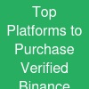Top Platforms to Purchase Verified Binance Accounts in 2024 ...