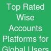 Top Rated Wise Accounts Platforms for Global Users