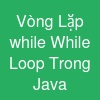 Vòng Lặp while (While Loop) Trong Java