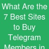 What Are the 7 Best Sites to Buy Telegram Members in 2026?