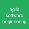 agile software engineering