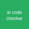 ai code checker