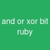 and or xor bit ruby