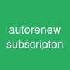 autorenew subscripton