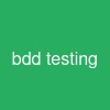 bdd testing
