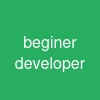 beginer developer