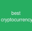 best cryptocurrency