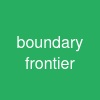 boundary frontier