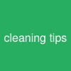 cleaning tips