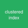 clustered index
