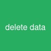 delete data