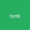 fonts