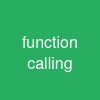 function calling