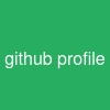 github profile