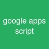 google apps script