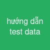 hướng dẫn test data