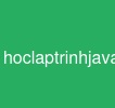 hoclaptrinhjava