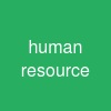 human resource