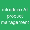 introduce AI product management