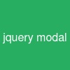 jquery modal