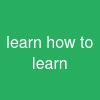 learn how to learn