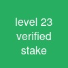 level 2-3 verified stake