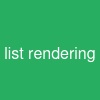 list rendering