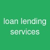 loan lending services