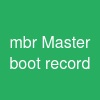 mbr Master boot record